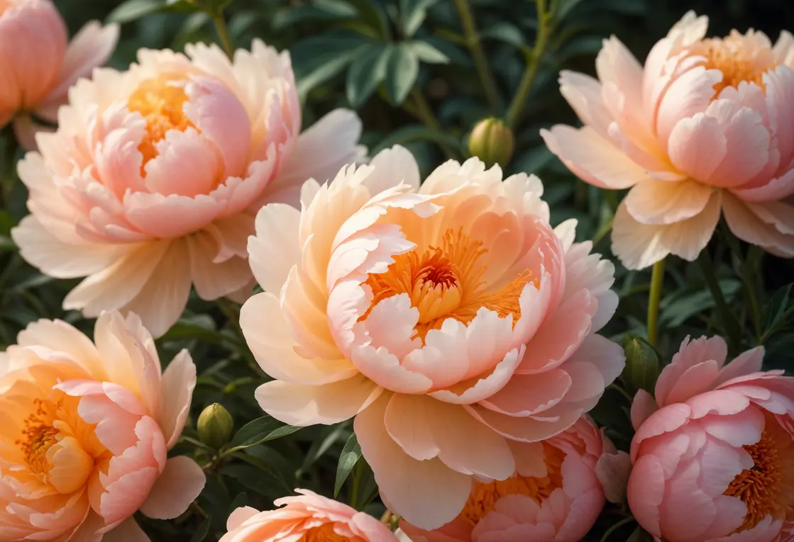 Lush pink peonies arranged for a wedding centerpiece